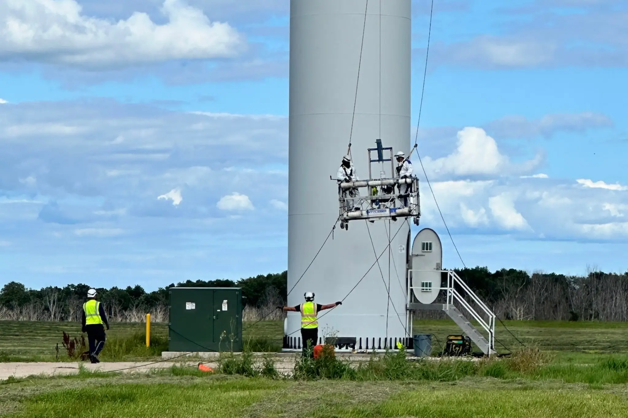 Wind Blade - Tower - Platform - Sky Climber Renewables Sky Climber Renewables Blade Repair Services