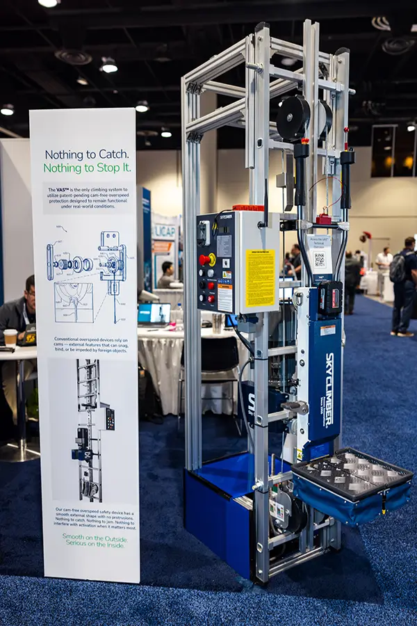 Vertical Assist System displayed at conference